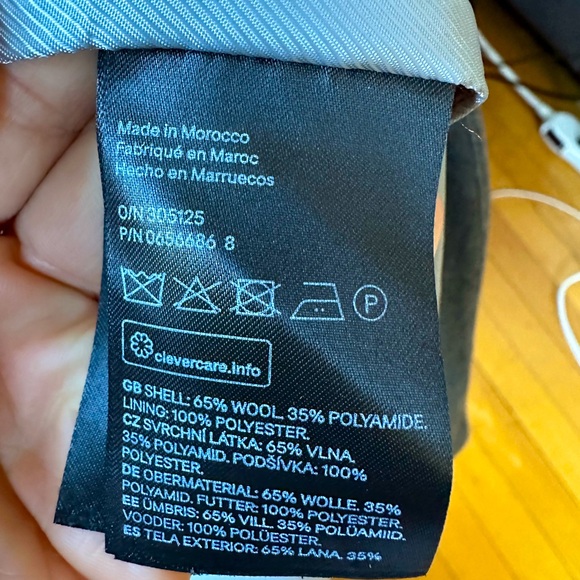 H&M WOOL COAT. - Picture 6 of 6